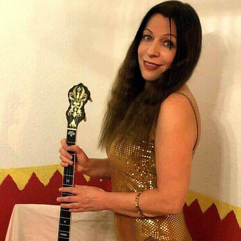 Banjo Spielerin
