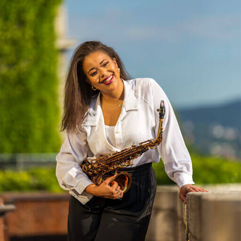 Saxophonistin