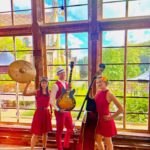 Im Kloster Bronnbach bei Wertheim spielen wir in der Orangerie ein wunderschönes Event mit Schlagzeug, Gitarre und Kontrabass