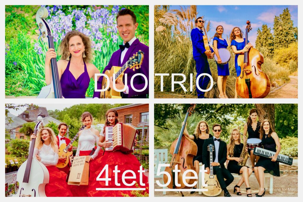 Duo, Trio, 4tet und 5tet - Ihr entscheidet mit welche Besetzung Ihr passend für Euer Event findet!