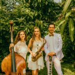 akustisches Trio Bass Saxophon Gitarre buchen für Events